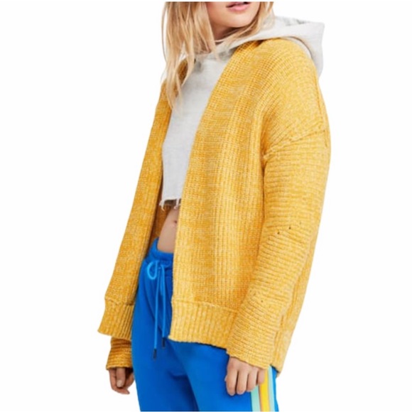 Free People High Hopes Cardigan in Marmalade - Picture 2 of 16